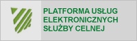 Logo Platformy Usług Elektronicznych Służby Celnej